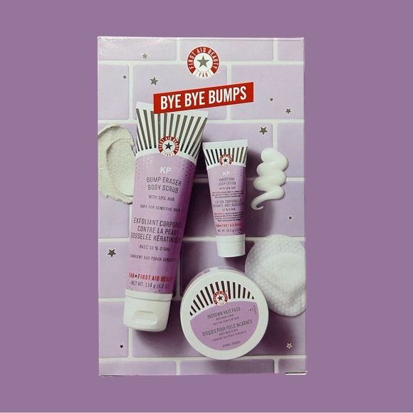 First Aid Beauty Bye Bye Bumps Bump Eraser, Ingrown Hair Pads, Smoothing Lotion - Picture 1 of 4